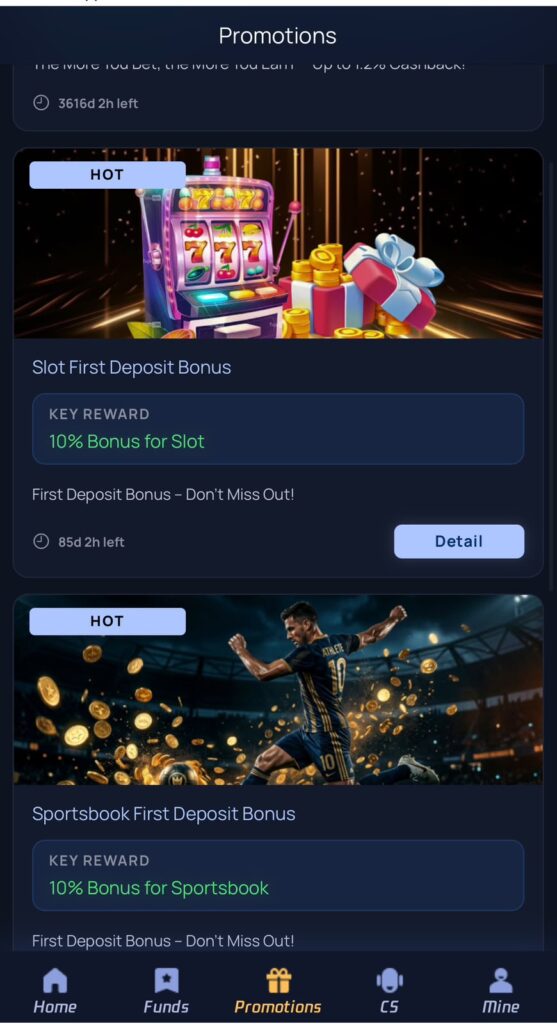 Bonuses and rewards