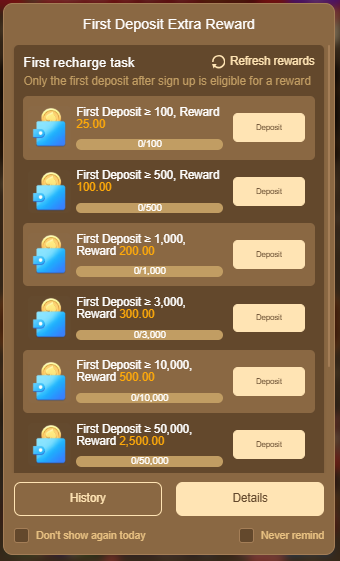 Deposit Reward