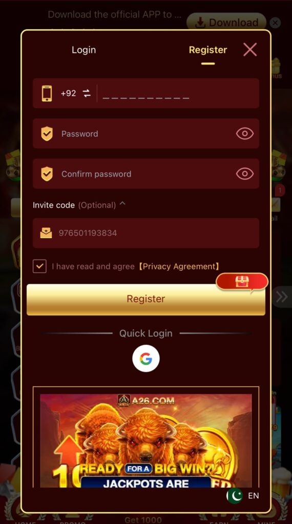 Login Or Registration