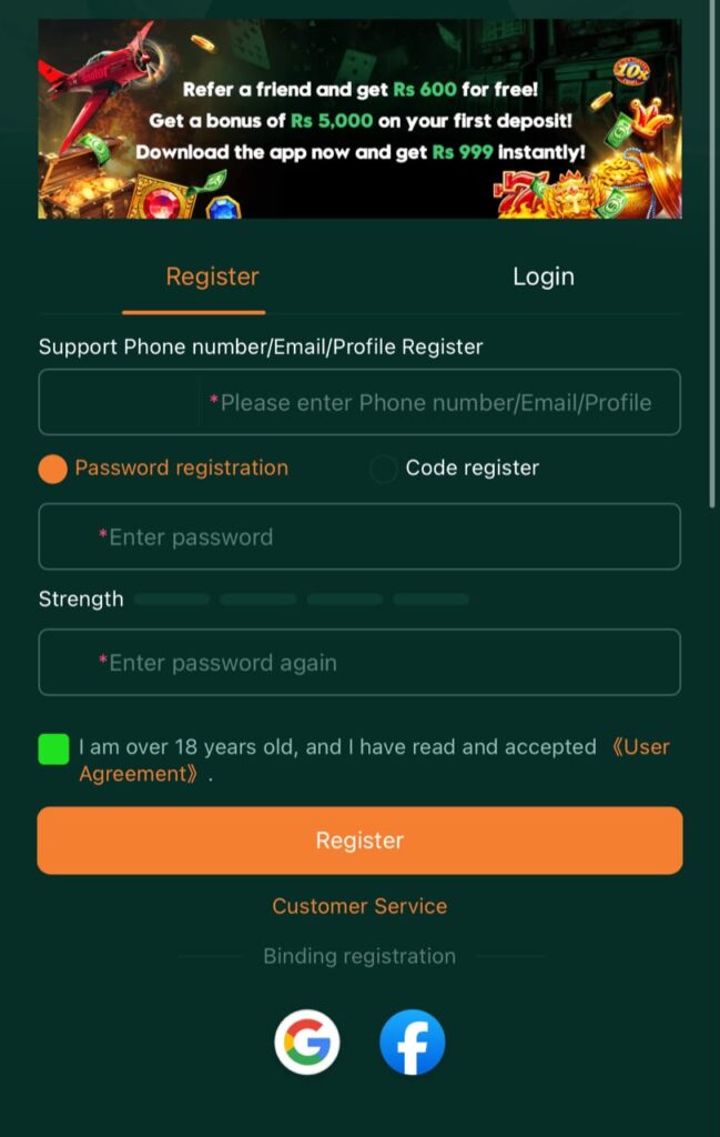 Registration BETQQ