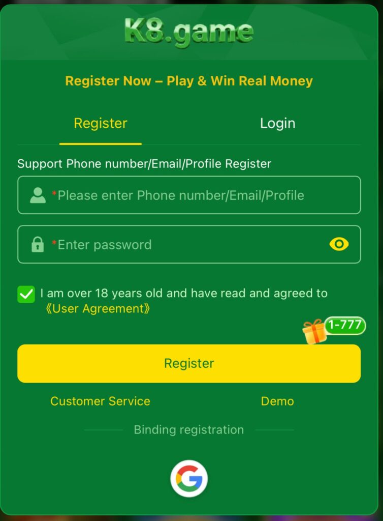 Registration K8